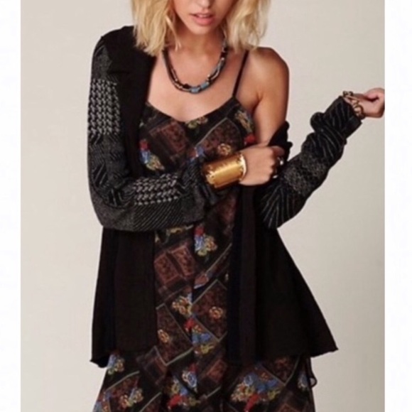 FREE PEOPLE Tiered Handkerchief Floral Print - Picture 7 of 7